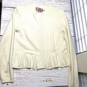 Ivory Juicy Couture Cardigan